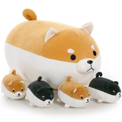 MorisMos 18\ Unisex Shiba Inu Corgi Plush Dog Toy Soft Cute Kids Stuffed Animal Pillow for Birthday Christmas or Anytime