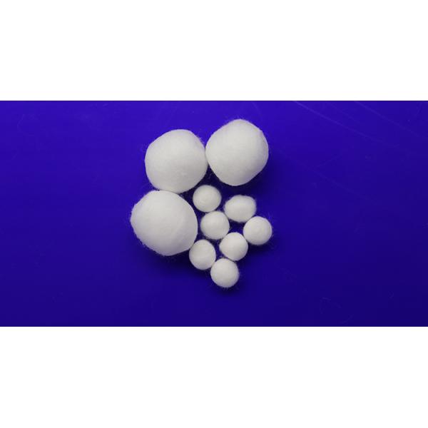Small Medical Cotton Balls Round Shaped Environmentally Friendly Non Toxic