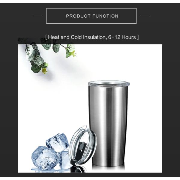 Вакуум 20oz 24oz 30oz стены 304 Pro кружек перемещения кофе нержавеющей стали двойной