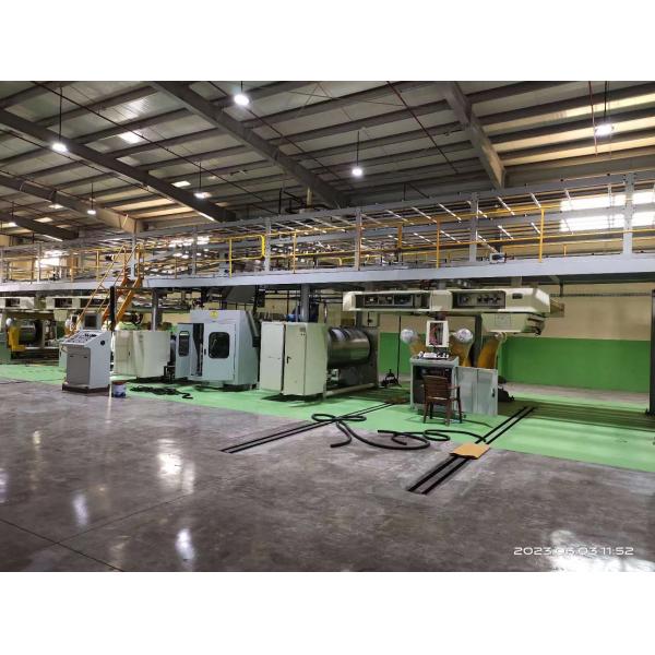 WJ150-1800 Одностенная двойная коругационная линия для ширины картонного картона A/B/C/E/F/BC