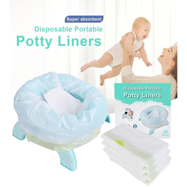 Вкладыши небольшого стула сидения унитаза тренировки LDPE пластиковые с супер пусковой площадкой вещество-поглотителя