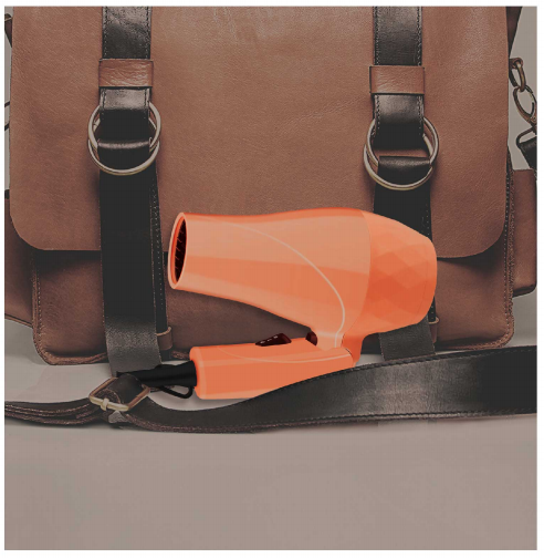 ABS Cool Shot Compact Travel Hair Dryer Foldable Handle With Concentrator