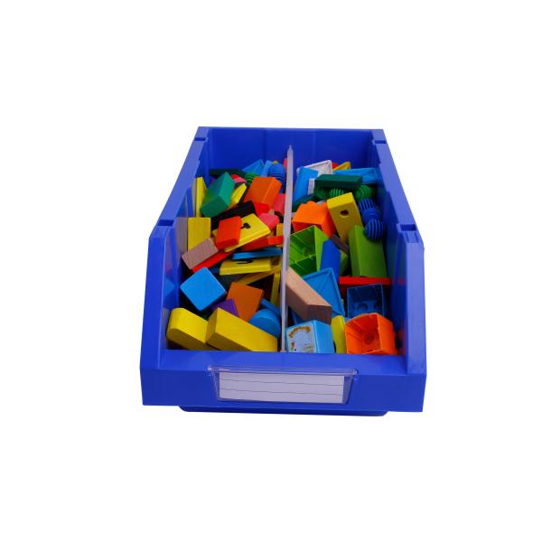 Efficiently Organize Tools with Plastic Office Storage Bin 186x334x94mm Internal Size
