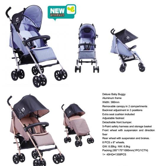 Deluxe baby buggy