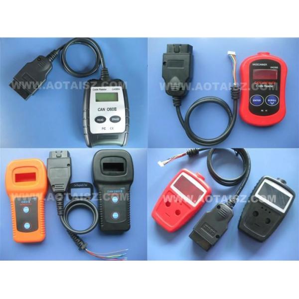 Nickel Golden Plated Pins OBD2 Auto Diagnostic Scanner With 12V Scanner Connector