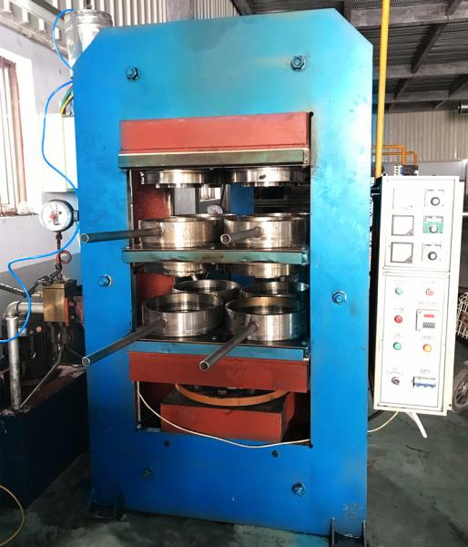 Heating System Powder Solid Tire Rubber Vulcanizing Press Customization
