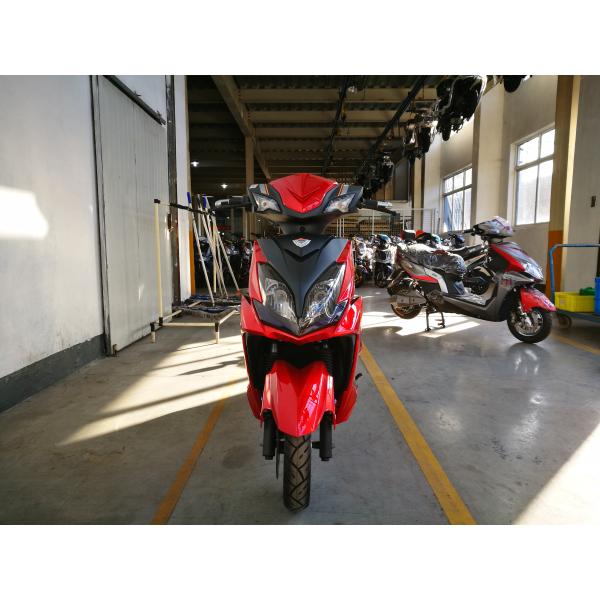 En venta vespa eléctrica elegante opcional del camino del poder de verde 72V 3-Speed del color de plomo/del litio