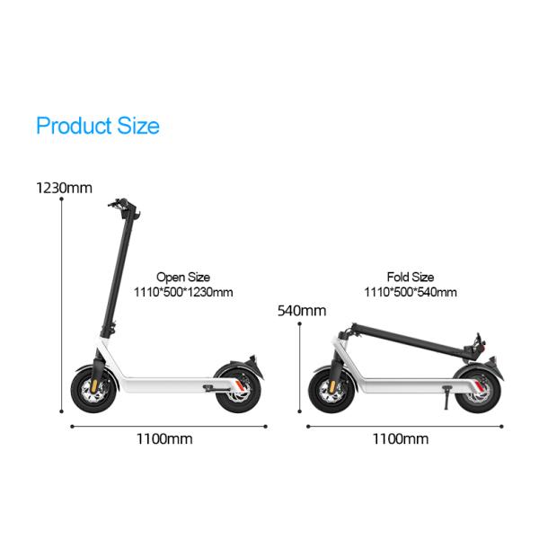 Scooter électrique unisexe X9 16,5Ah batterie 850w moteur design pliable Net/poids brut 20KG/21KG EU/US entrepôt livraison