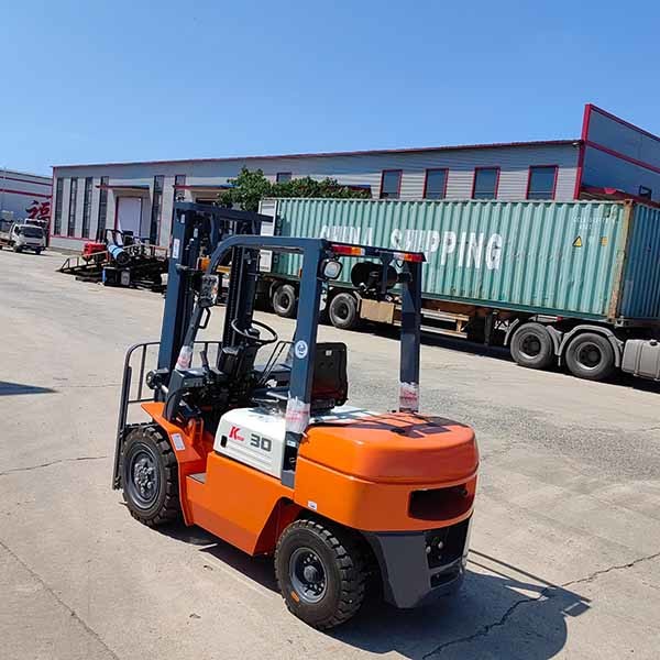 Duplex Mast Gasoline Powered Forklift 3000kgs Warehouse Equipment Forklift