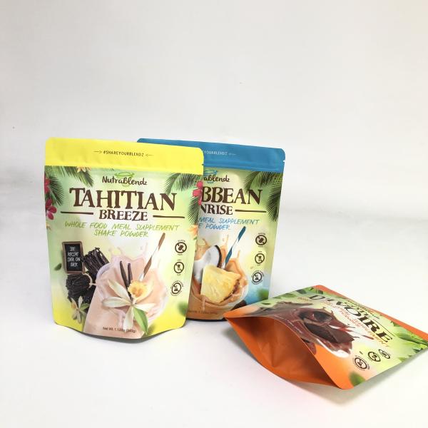Customized Stand Up Food Grade Cookie Nut Cashew Packaging Bag Food Mylar Bag