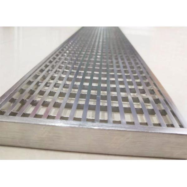 304 Stainless Galvanized Press Locked Steel Bar Gratings With Mild Steel Material