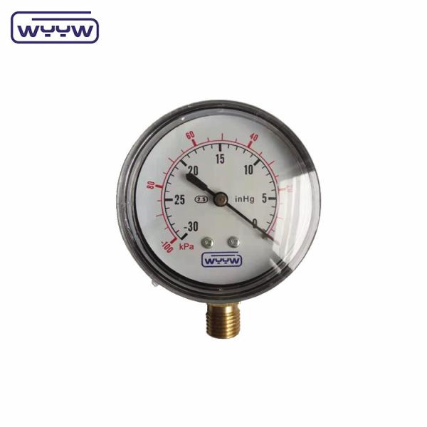 manómetro de baixo pressão ss 63 mm inH2O wc mbar