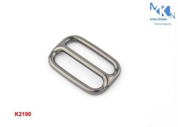Slider Center do ajustador da correia do metal, de metal do OEM ou do ODM curvaturas para sacos