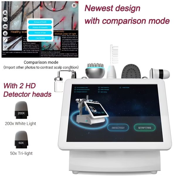 Scalp Detox Machine , Hair And Scalp Analysis Machine With Oxygen Spray / Scalp Massage Therapy