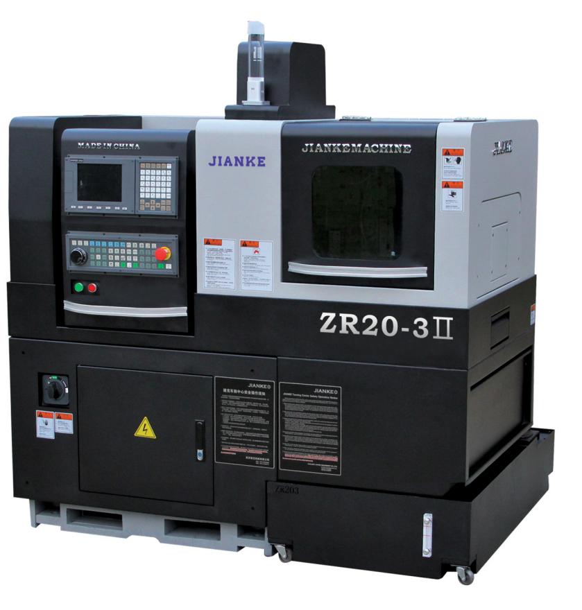 ZR20-3II Swiss Type CNC Lathe with 3 Axis Single Spindle for High Precision Turning and Milling up to 20mm
