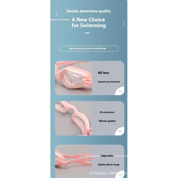 Gafas de natación para niños Clearer Vision personalizadas para deportes transfronterizos