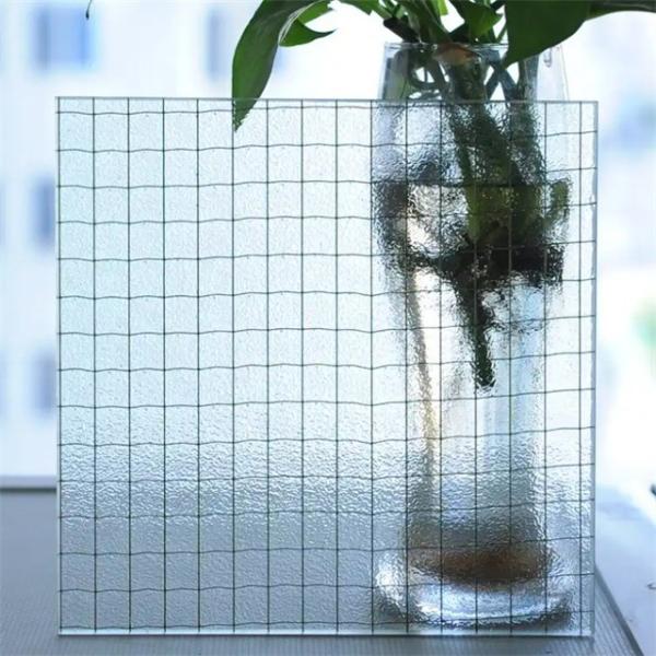 Vidro de malha de vidro de 6 mm de espessura para decorações industriais e comerciais