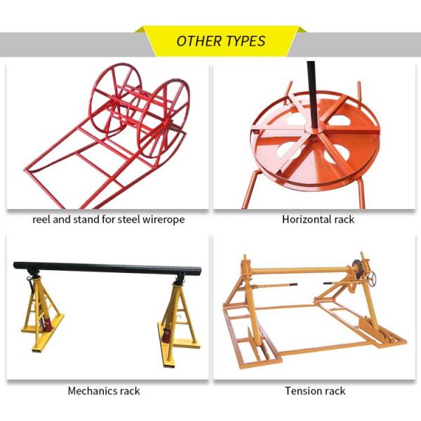 Гидравлический кабель катушки стойка кабельного барабана Джек для поддержки кабельного барабана