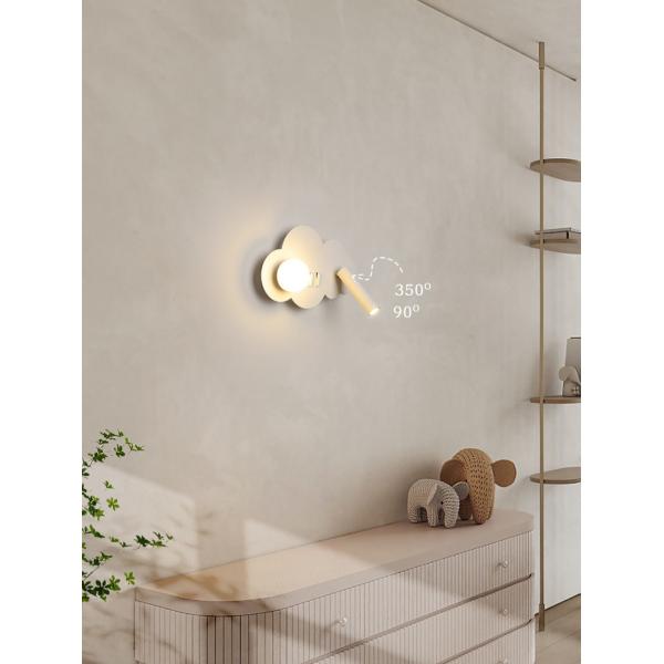 Bedroom bedside reading wall lamp creative full acrylic ball eye protection spotlight modern sofa background wall lamps