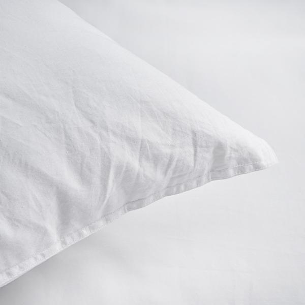 White Rectangle Hotel Pure Luxury Pillow 100% Polyester Neck Pillow Hypoallergenic