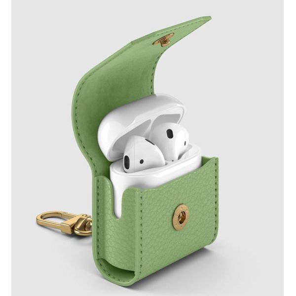 Customized Caring Leather Earphone Pods Protective Case Earphone Cover Shockproof