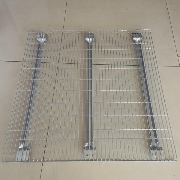 Metallic Zinc Wire Mesh Decking Panels 100x25mm for Material Handling