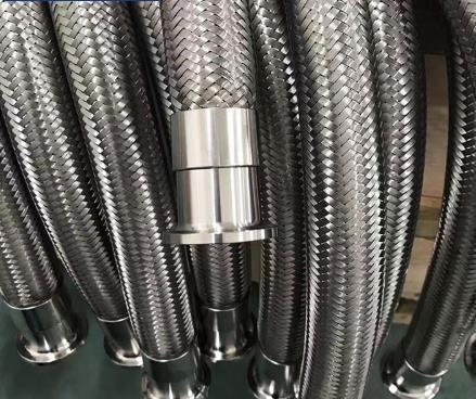 20~200m/roll 1.05mm Ptfe Stainless Steel Braided Hose For Transporting Corrosive Chemicals