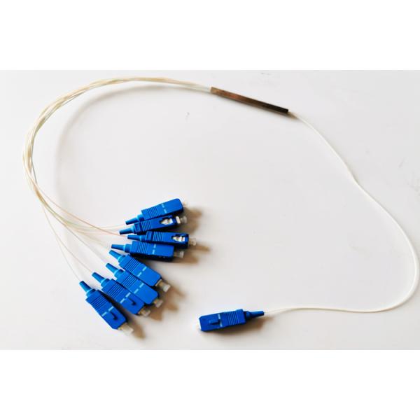 Fiber Cable Splitter 1X8 SC UPC good Channel Uniformity High Return Loss