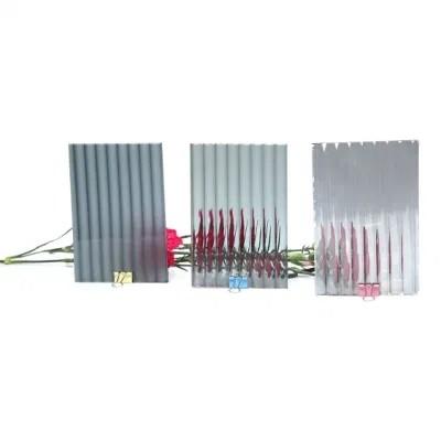 Vidro de desenho de cascata de cana-de-açúcar em 3mm 4mm 5mm 8mm para decorações de hotéis de banheiros