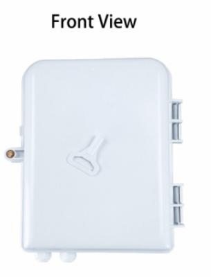 Grey Beige Fiber Optic Distribution Box 48 Ports ABS FTTH Termination Box application for drop cable or indoor cable
