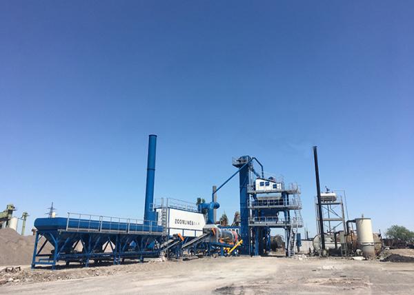 Cor azul de Asphalt Plant Asphalt Batching Plant da mistura quente da construção de estradas