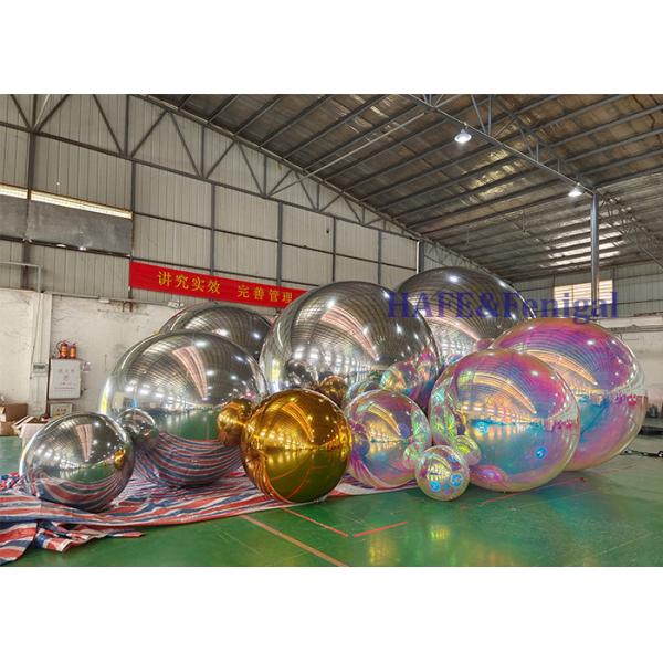 Factory Custom Large Inflatable Mirror Ball For Advertising