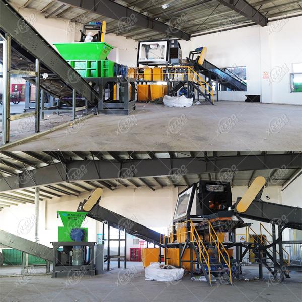 Máquina de clasificación de basura con brazo robótico Xrido para el reciclaje de residuos sólidos