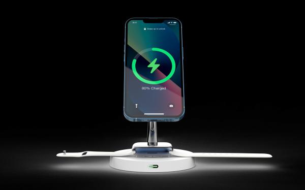 Wholesale Price T269 Apple Wirelesss Fast Charger ABS+Zine Alloy Charger