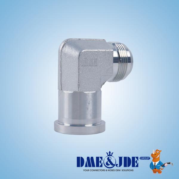 DABPM107M-ED Straight Connector Hydraulic Hose BSPP Male 60° With ED Ring BSPT Male 60°