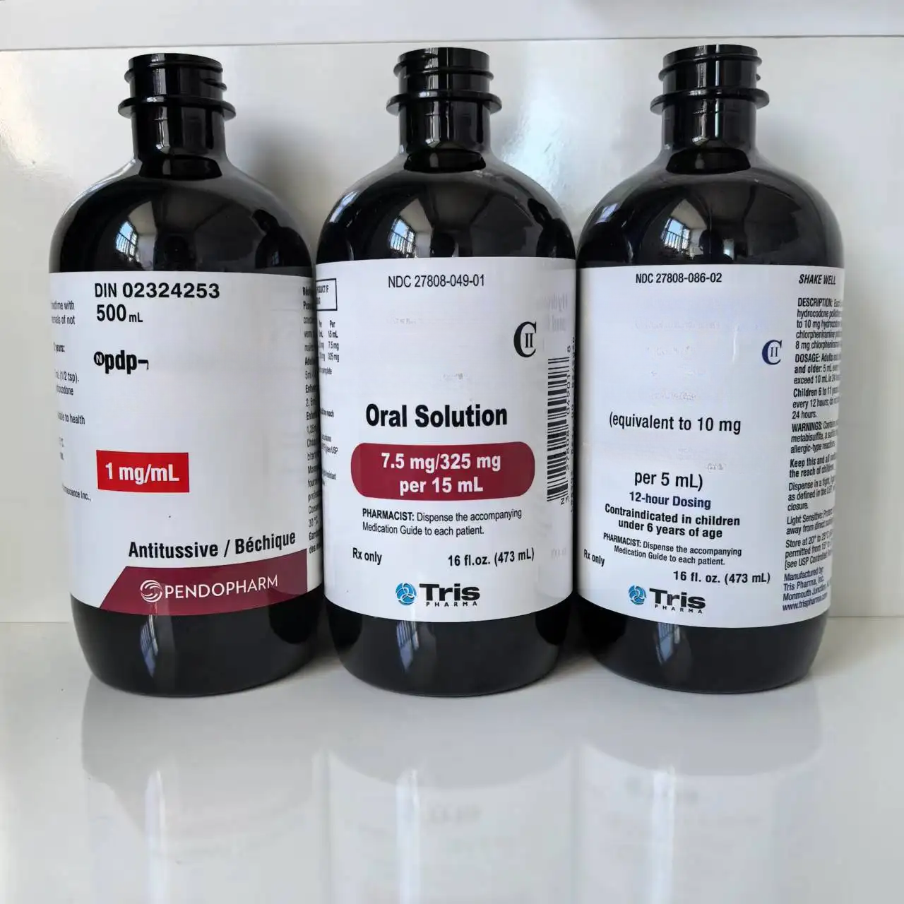 Medicine Industrial 16oz 500ml Empty Plastic Bottle with Screw Cap Multi layer Folding Adhesive Sticker Hi Tech Booklet Labels