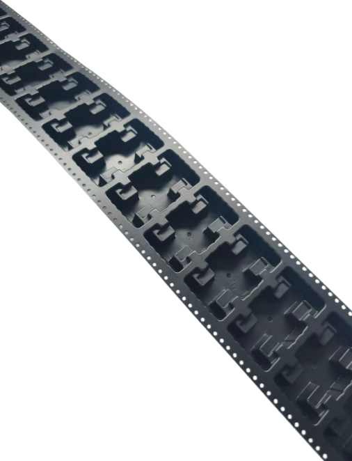 8mm 12mm 16mm 24mm Black ESD Carrier Tape for SMD Component Packaging | ACE DELIXIN