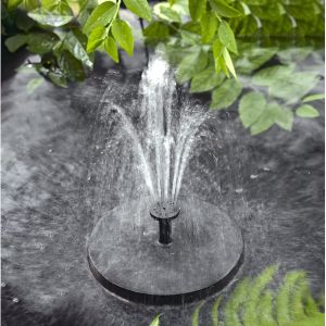 Солнечный фонтан Birdbath водяной помпы на открытом воздухе с моча насосом погружающийся