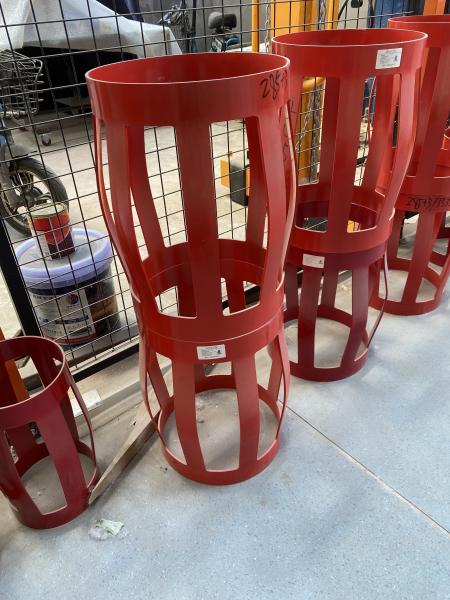 Api 10D Hinged Casing Centralizers For Oil Casing Cementing / Aluminium Alloy Casing Centralizers With Coating