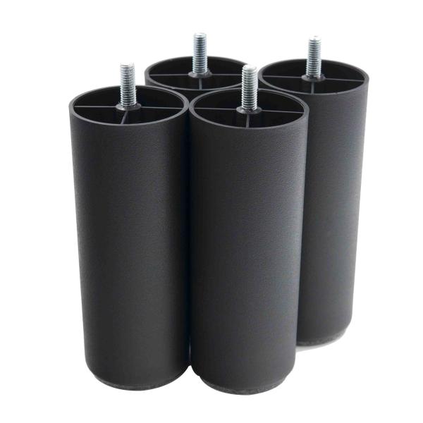 KR-P0154 Popular Round Furniture Feet With Screw Bed Use Reduce Scratches