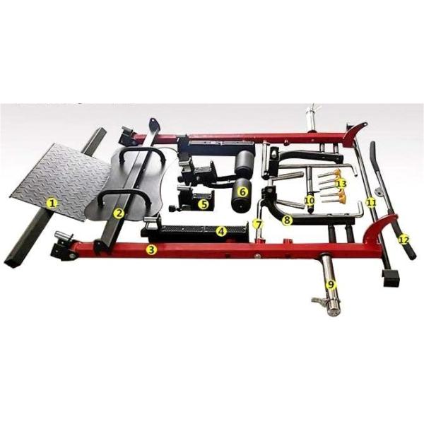 260kg Capacity Gym Equipment Smith Machine Accessories for Customized Workouts