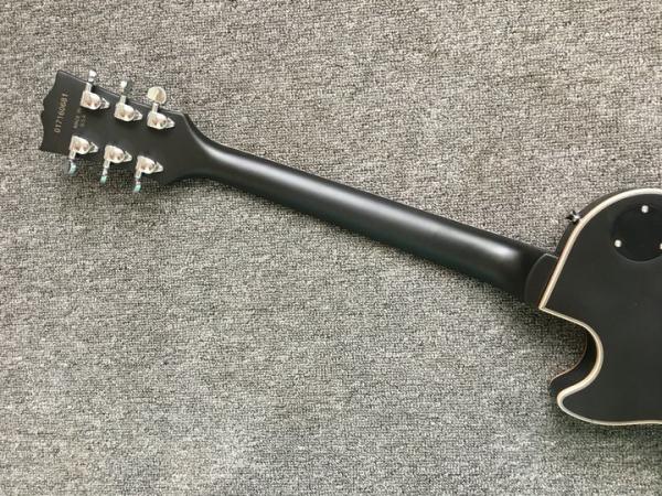 Flame Top matte black Color LP 3 Pickups Ace Frehley Budokan Vintage Electric Guitar
