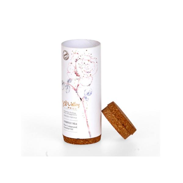 Печати пробки CMYK порошка цвета цилиндр косметической бумажный упаковывая