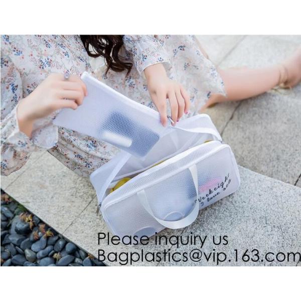 Small Storage Bags For Makeup Zipper Pouch Travel Cosmetic Transparent Clear PVC Bag,Makeup Bag Waterproof Cute Clear Tr