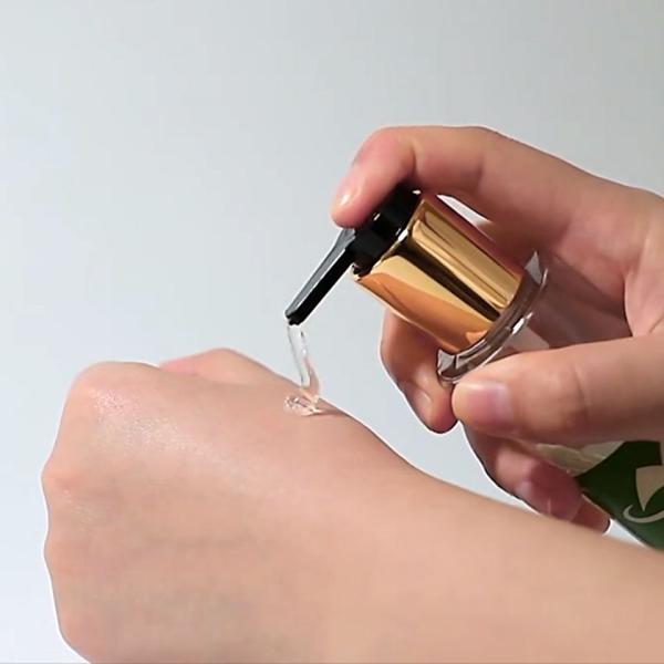 Gold Aluminum Plastic Lotion Pump Treatment Cream Pump Foundation Pump