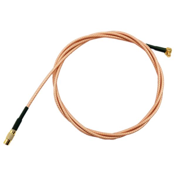 Right Angle Elbow RG316 RF Connection Cable Brass Gold Plating
