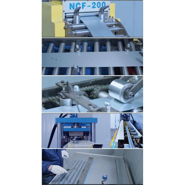 Piezas OEM de vigas metálicas conformadas por laminación, conformado automático de metales