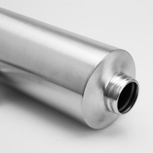 Rust Proof Aluminium Metal Stainless Steel Lotion Pump Bottle 350ml For Liquid Soap Shampoo