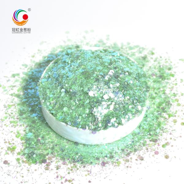 Chunky Iridescence Rainbow Loose Cosmetic Glitter Star Heart Shaped