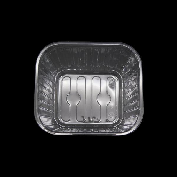 Food Grade Clear PET Containers For Fruits Vegetables Custom Deep Dish Plastic Packaging